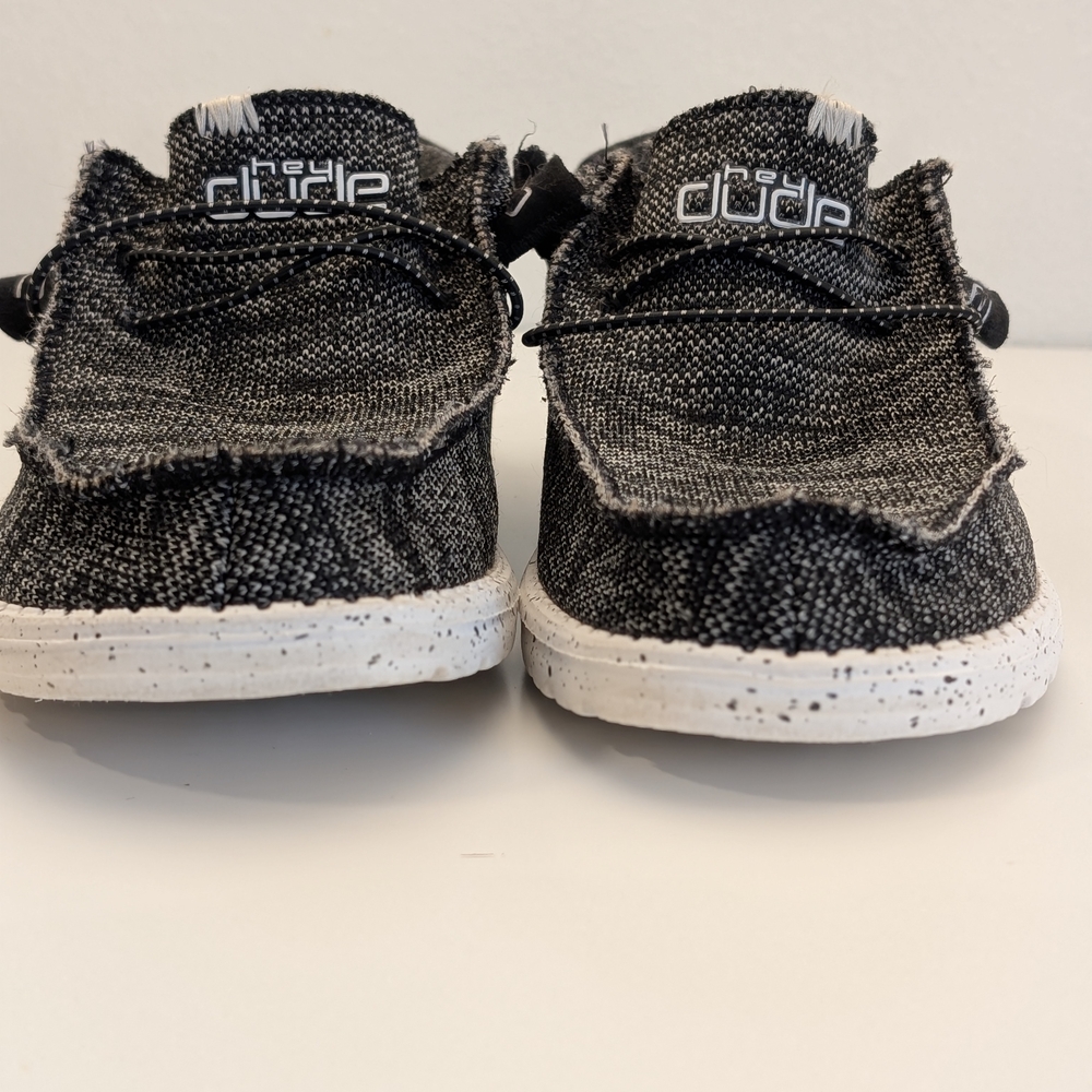 Men's Hey Dude  Black and White Wally Sox